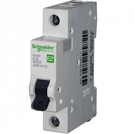 Выключатель автоматический 1П 50А характеристика C 4,5кА Schneider Electric Easy9 EZ9F34150
