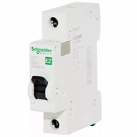 Выключатель автоматический 1П 25А характеристика C 4,5кА Schneider Electric Easy9 EZ9F34125