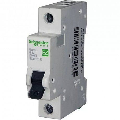 Выключатель автоматический 1П 40А характеристика C 4,5кА Schneider Electric Easy9 EZ9F34140