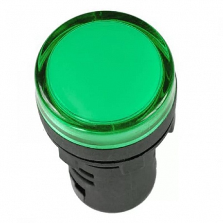 Арматура светосигнальная IEK AD-22DS 230В (зелёная) светодиод
