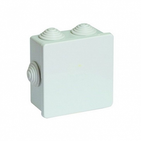 Коробка ответвительная DKC 53700 Коробка ответвительная с кабельными вводами, IP44, 80х80х40мм 53700